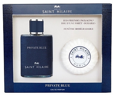 Saint Hilaire Private Blue - Zestaw (edp 100 ml + soap 100 g) — Zdjęcie N1