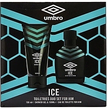 Umbro Ice - Zestaw (edt/100ml + sh/gel/150ml) — Zdjęcie N1