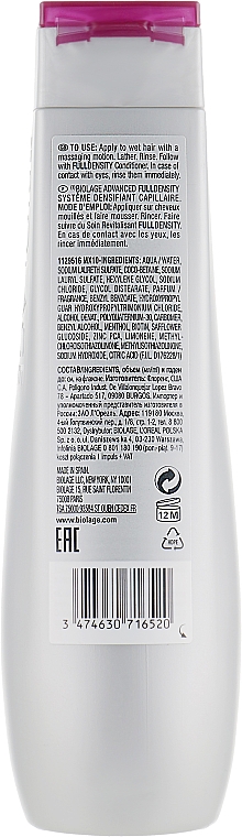 Zagęszczający szampon do włosów cienkich - Biolage Full Density Shampoo — Zdjęcie N2
