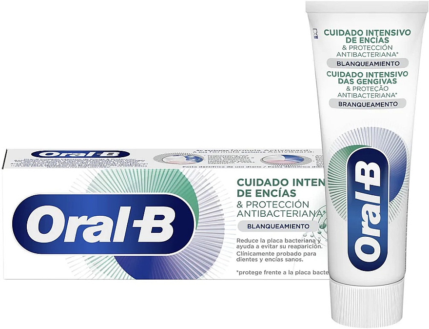 Pasta do zębów do pielęgnacji dziąseł - Oral-B Gum & Enamel Intensive Antibacterial Protection Toothpaste — Zdjęcie N2