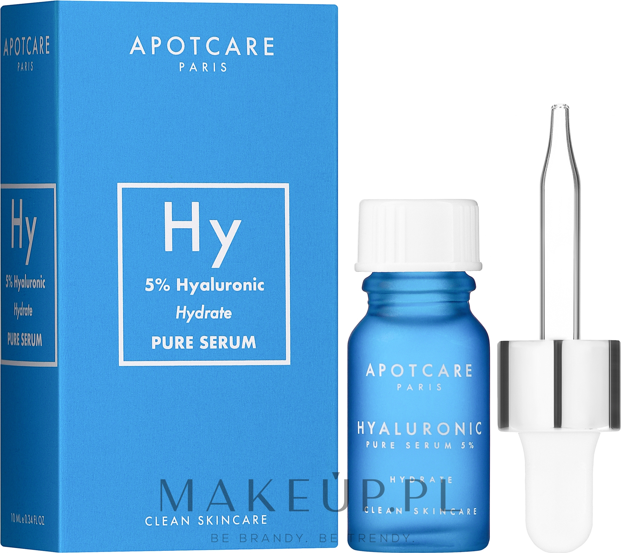 Wygładzające serum do twarzy z resweratrolem - Apotcare Pure Seurum Hyalurinic — Zdjęcie 10 ml