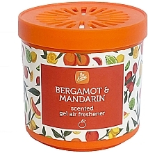 Odświeżacz powietrza w żelu Bergamotka i mandarynka - Pan Aroma Bergamot & Mandarin Scented Gel Air Freshener — Zdjęcie N1