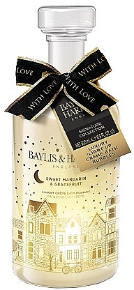 Pianka do kąpieli w karafce - Baylis & Harding Sweet Mandarin & Grapefruit Luxury Light Up Creme Bath Bubbles Gift — Zdjęcie N1