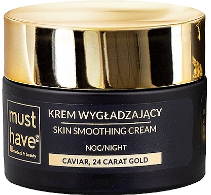 Wygładzający krem ​​na noc z 24- karatowym złotem i kawiorem - MustHave Prestige Skin Smoothing Cream