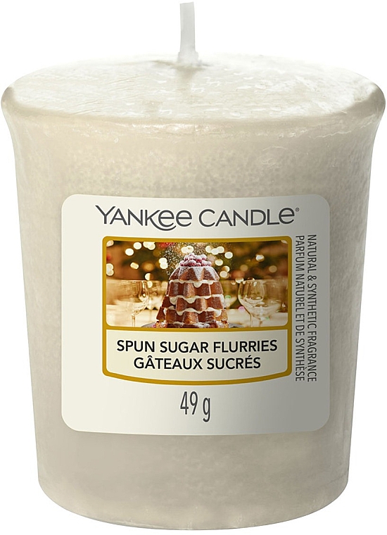 Zapachowa świeca wotywna - Yankee Candle Spun Sugar Flurries Votive Candle — Zdjęcie N1