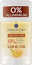 Kup Dezodorant w sztyfcie z olejkiem arganowym - Dermaflora Clear Gel Stick Argan Oil