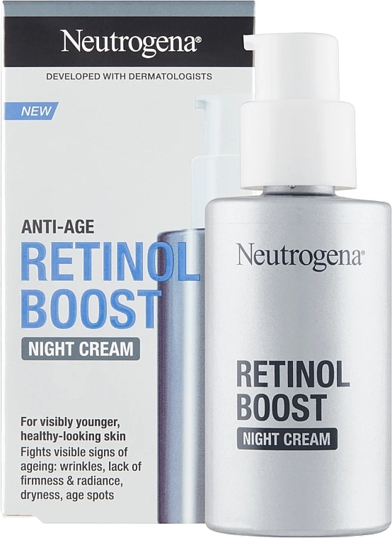 Krem do twarzy na noc - Neutrogena Anti-Age Retinol Boost Night Cream — Zdjęcie N2