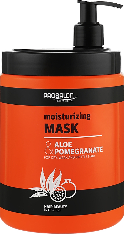 Nawilżająca maska do włosów Aloes i granat - Prosalon Moisturizing Mask Aloe & Pomegranate — Zdjęcie N1