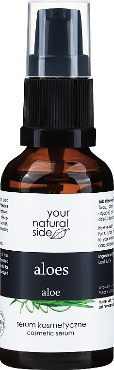 100% naturalne serum z aloesem - Your Natural Side Nourishing Serum Aloes Organic Serum — Zdjęcie N1