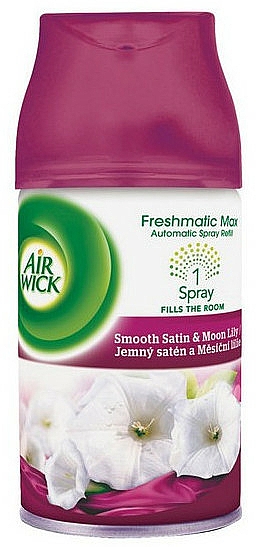 Odświeżacz powietrza - Air Wick Freshmatic Smooth Satin & Moon Lilly Refill (wymienny wkład) — Zdjęcie N1