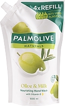 Palmolive Kremowe mydło w płynie do rąk Mleko i oliwka, zapas - Palmolive Naturals Milk & Olive (refill) — Zdjęcie N4