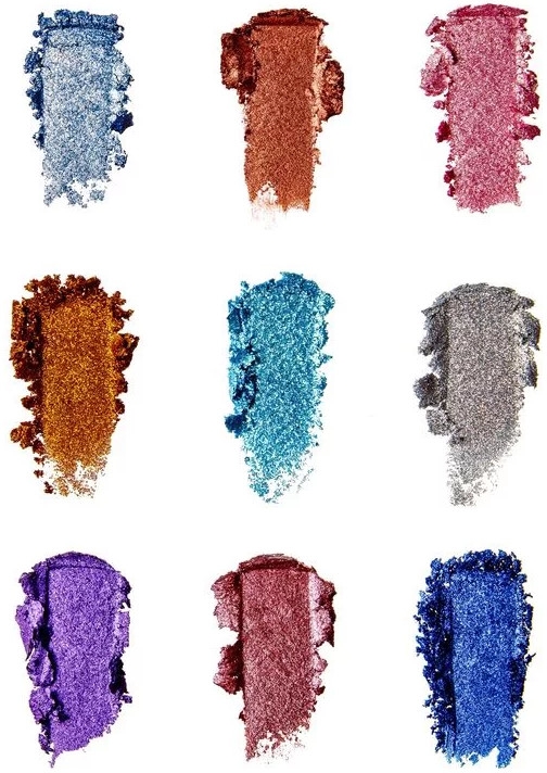 Paletka pigmentów - Makeup Revolution Pressed Glitter Palette Illusion — Zdjęcie N4