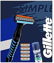 Kup Zestaw - Gillette Sensor (razor/1pc + foam/75ml) 