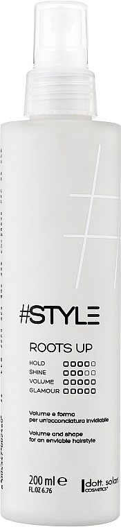 Spray zwiększający objętość włosów u nasady - Dott. Solari Style Roots Up Spray — Zdjęcie N1