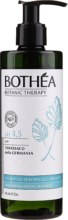Szampon do włosów przetłuszczających się - Bothea Botanic Therapy Seboriequilibrante Shampoo pH 4.5 — Zdjęcie N1