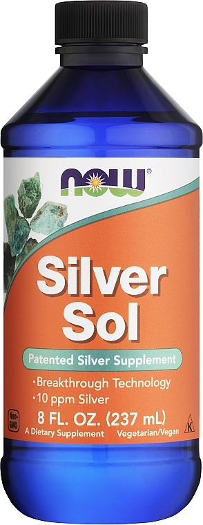 Srebro koloidalne - Now Foods Silver Sol — Zdjęcie N1