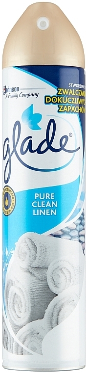 Odświeżacz powietrza - Glade Pure Clean Linen Air Freshener  — Zdjęcie N1