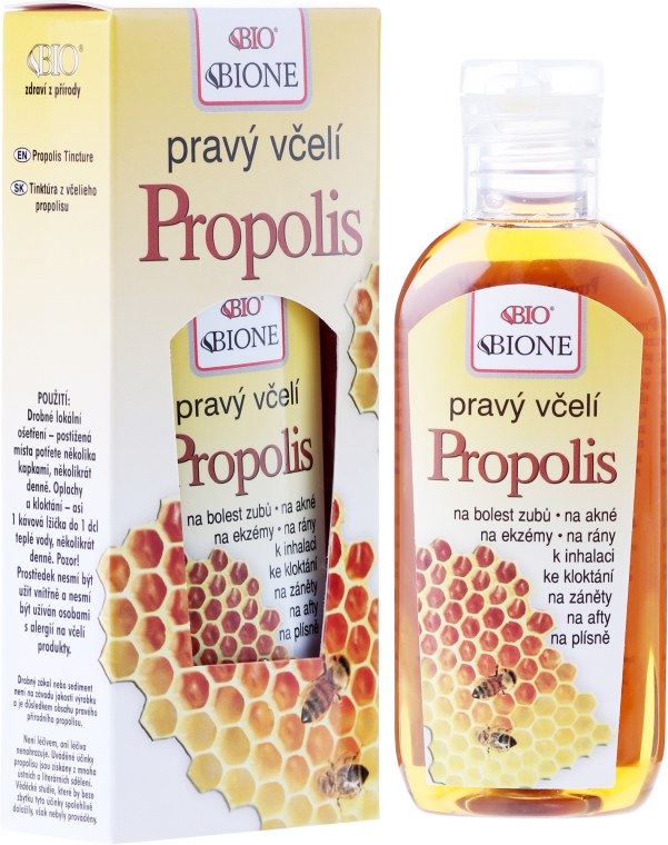 Ekstrakt z propolisu do ciała - Bione Cosmetics Honey + Q10 Pure Bee Propolis — Zdjęcie N1