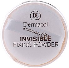 Uniwersalny puder transparentny utrwalający makijaż - Dermacol Invisible Fixing Powder — Zdjęcie N8