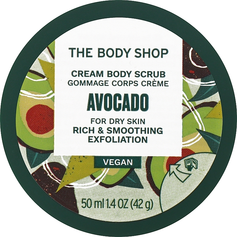 Peeling do ciała z awokado - The Body Shop Avocado Body Scrub — Zdjęcie N3