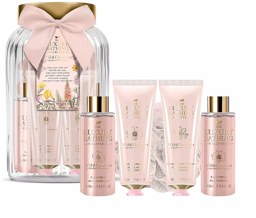 Zestaw, 5 produktów - Grace Cole The Luxuty Bathing Wildflowers — Zdjęcie N1