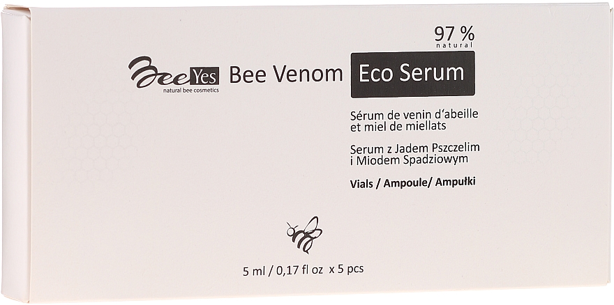Serum z jadem pszczelim i miodem spadziowym - BeeYes Bee Venom Eco Serum — Zdjęcie N1