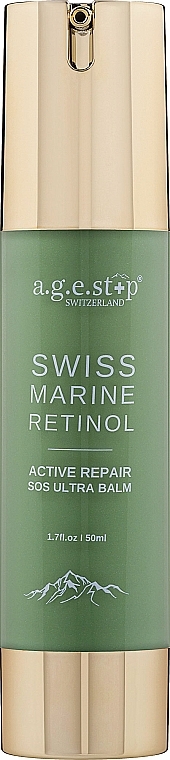 PRZECENA! SOS balsam do twarzy - A.G.E. Stop Marine Retinol SOS Balm * — Zdjęcie N1