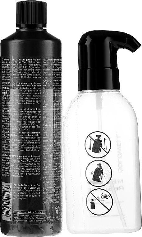 Skoncentrowany preparat do koloryzacji dla mężczyzn - Goldwell Men ReShade Devloper Concentrate (conc 250 ml + bottle) — Zdjęcie N2