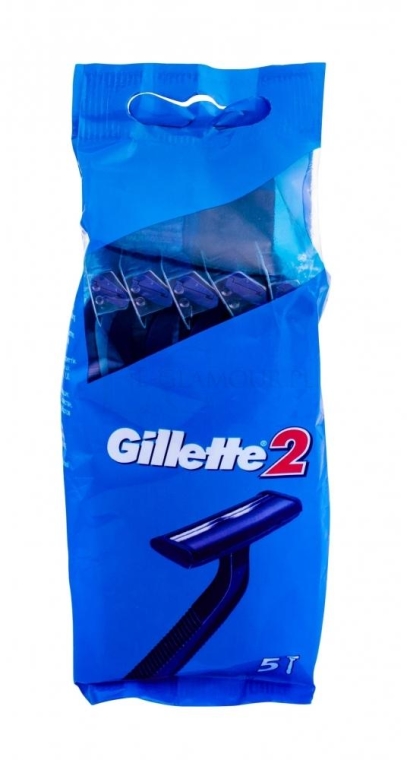 Jednorazowe maszynki do golenia, 5 szt. - Gillette 2 — Zdjęcie N1