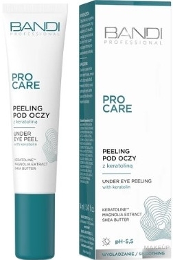 Peeling pod oczy - Bandi Professional Pro Care With Keratolin Eye Peeling — Zdjęcie 14 ml