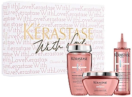 Kup Zestaw - Kerastase Chroma Absolu Gift Set (shmp/250ml + h/mask/200ml+h/spray/210ml)