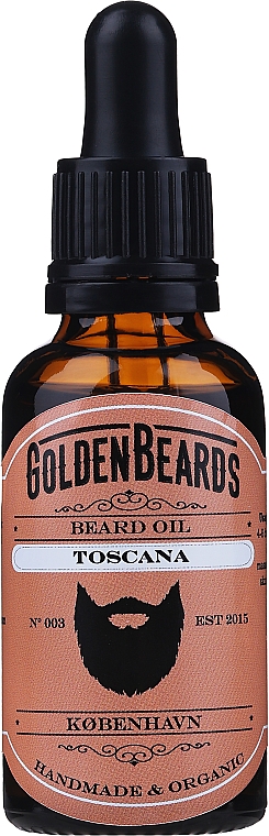 Olejek do brody Toscana - Golden Beards Beard Oil — Zdjęcie N1