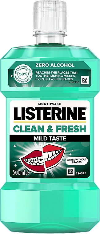 Płyn do płukania jamy ustnej - Listerine Clean & Fresh Midl Taste — Zdjęcie N1