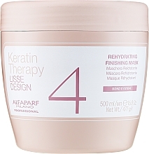 Nawilżająca maska do włosów - Alfaparf Lisse Design Keratin Therapy Rehydrating Mask — Zdjęcie N7