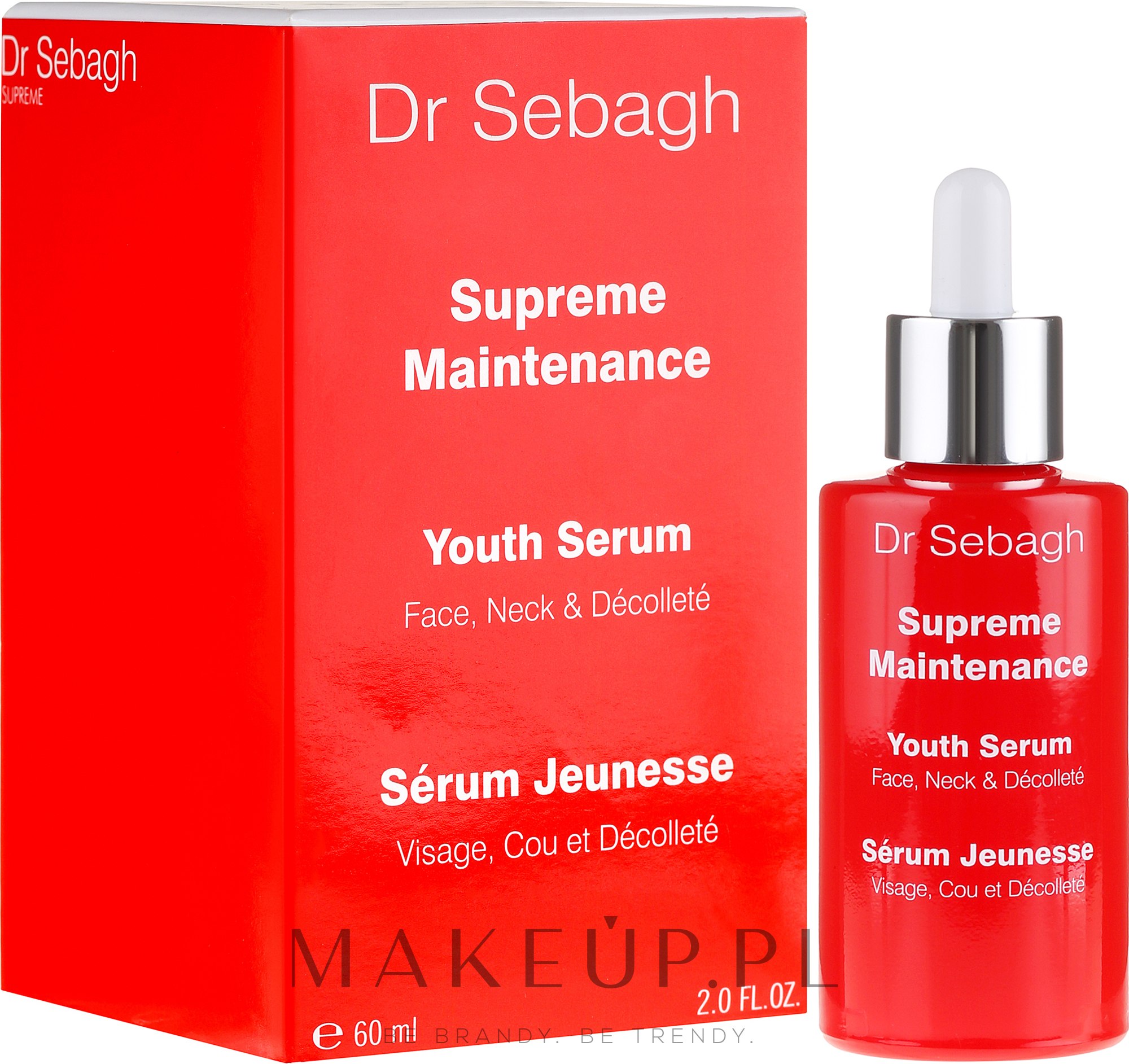 Odmładzające serum do twarzy, szyi i dekoltu - Dr Sebagh Supreme Maintenance Youth Serum — Zdjęcie 60 ml