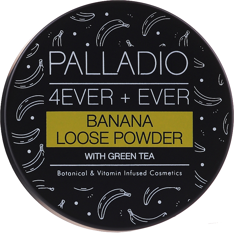Bananowy puder do twarzy - Palladio 4 Ever+Ever Banana Loose Setting Powder — Zdjęcie N5