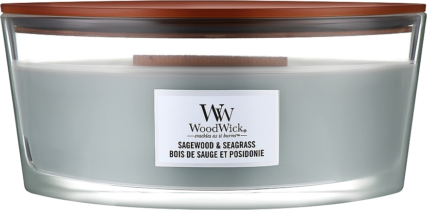 Świeca zapachowa - WoodWick Sagewood & Seagrass Candle — Zdjęcie N2