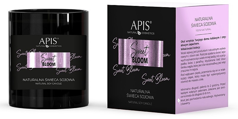 Świeca zapachowa - APIS Professional Sweet Bloom — Zdjęcie N1