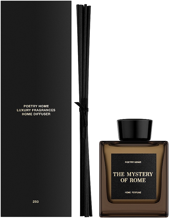 Poetry Home The Mystery Of Rome Black Square Collection - Perfumowany dyfuzor zapachowy — Zdjęcie N2