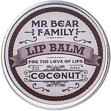Kup Nawilżający balsam do ust dla mężczyzn Kokos - Mr Bear Family Lip Balm Coconut