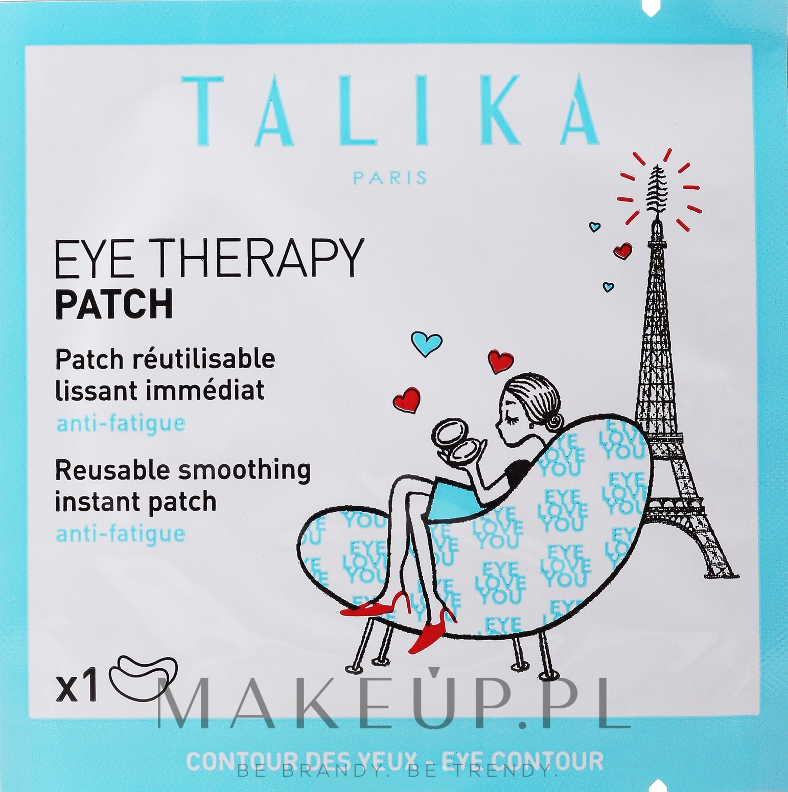 Regenerujące płatki pod oczy - Talika Eye Therapy Reusable Instant Smoothing Patch Refills — Zdjęcie 2 szt.