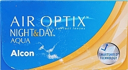 PRZECENA! Soczewki kontaktowe, krzywizna 8,4, 6 szt. - Alcon Air Optix Night & Day Aqua * — Zdjęcie N2