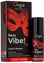 Rozgrzewający wibrator w żelu - Orgie Sexy Vibe! Hot Liquid Vibrator Intimate Gel — Zdjęcie N2