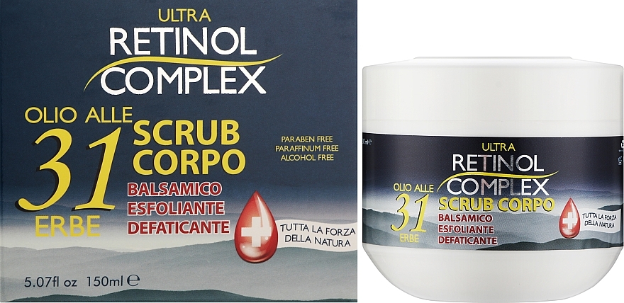 Peeling do ciała z olejkami ziołowymi - Retinol Complex Body Scrub With 31 Herbal Oil — Zdjęcie N2