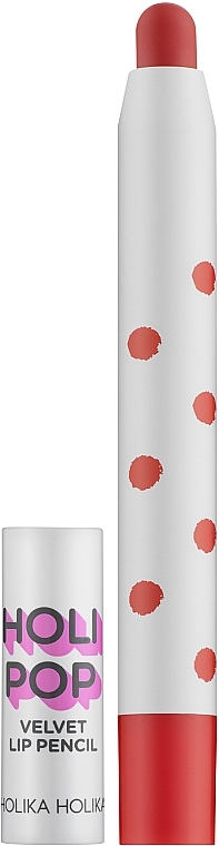 Matowa szminka w kredce - Holika Holika Holi Pop Velvet Lip Pencil 