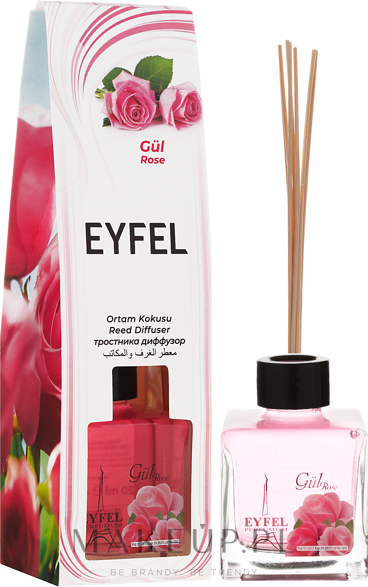 Dyfuzor zapachowy Róża - Eyfel Perfume Gul Rose — Zdjęcie 110 ml