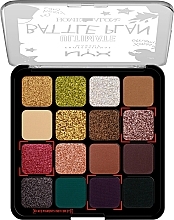 Paleta cieni do powiek, 16 odcieni - NYX Professional Makeup Home Alone Ultimate Battle Plan Shadow Palette — Zdjęcie N2