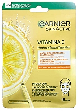 Kup Maska do twarzy w płachcie z witaminą C - Garnier SkinActive Vitamin C Sheet Mask