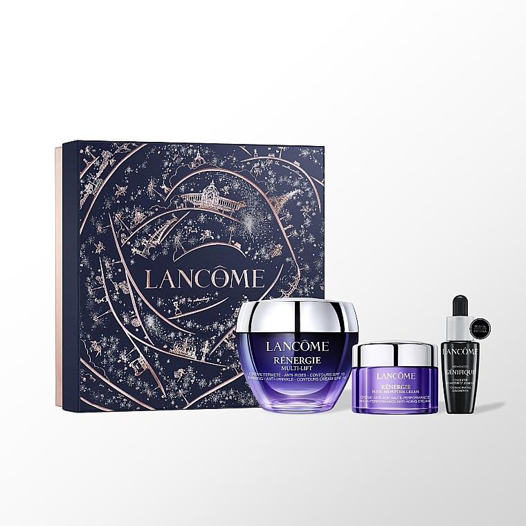 Zestaw - Lancome Advanced Genifique (ser/10ml + cr/15ml + cr/50ml) — Zdjęcie N1