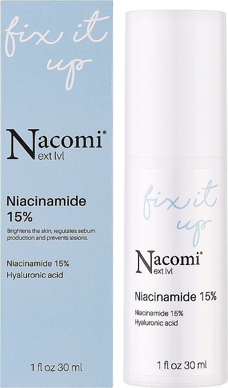Nacomi Next Level Niacinamide 15% - Serum do twarzy z niacynamidem 15% — Zdjęcie N2